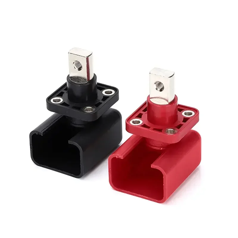 2Pcs 300A 200A 120A All Copper Lithium Battery Terminal Block High Current Energy Inverter Plug Mounted Type Storage Connector