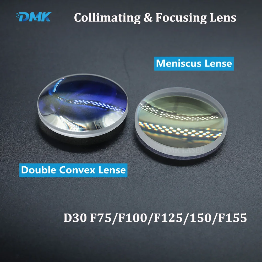 D30 F75/100/125/150/155mm Fiber Laser Collimating Lens fused sillica Fiber Focus Lens 1064nm Laser