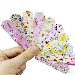 100 unids/pack Kawaii tirita impermeable Curitas dibujos animados yeso para heridas para niños vendaje de piel tiras parche vendajes