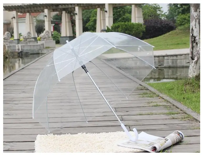 Bubble Deep Dome Umbrella Apollo Transparent Clear Umbrella Arch Mushroom Umbrella Weeding Decoration Wholesale ni183