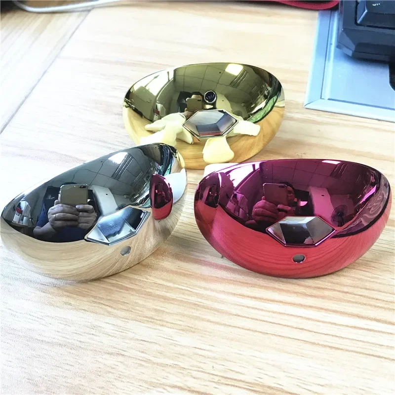 قطعة واحدة من واقي الفم الرياضي لكرة القدم للرجبي عالي التأثير مع حماية للشفاه من الكروم