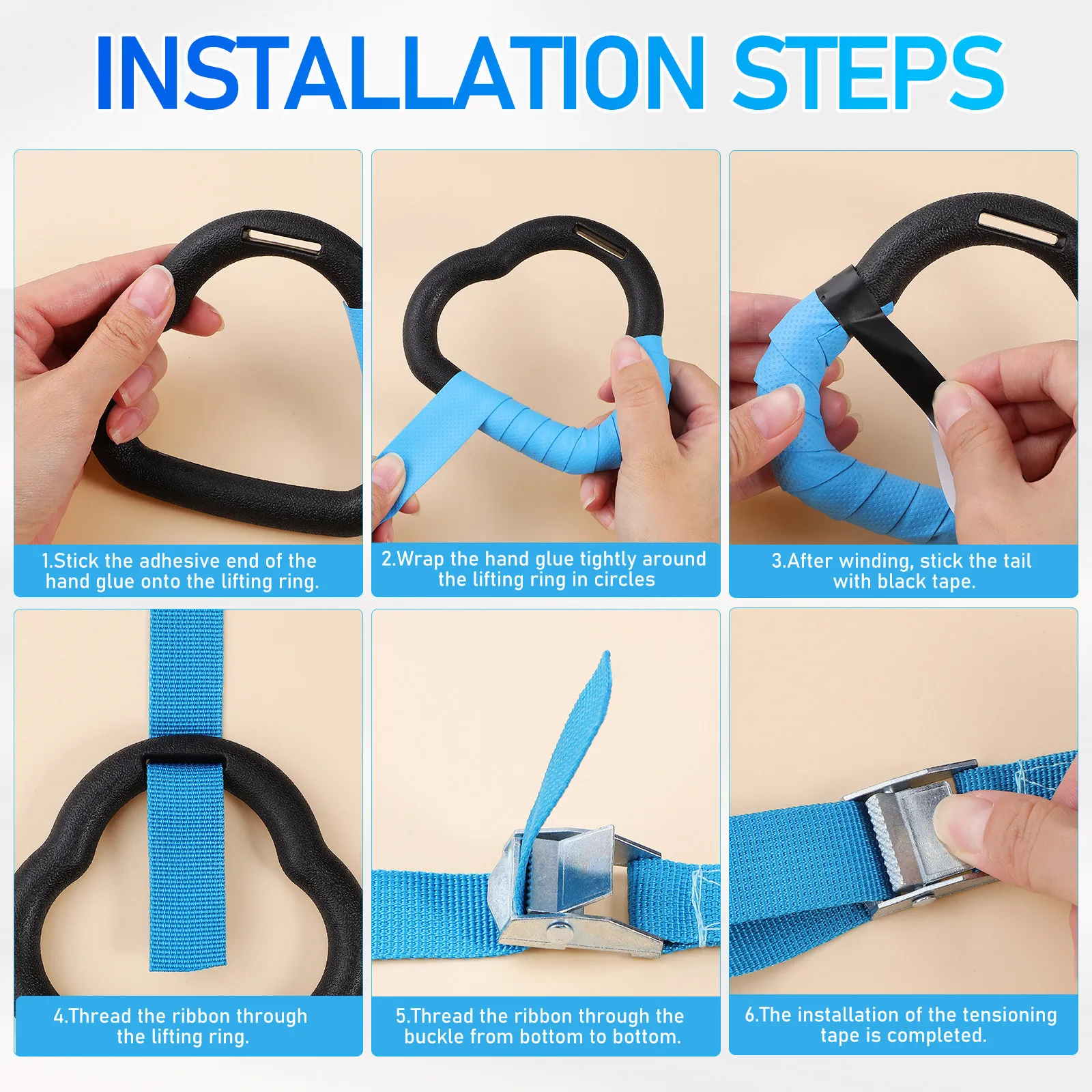 Adjustable Gymnastic Rings for Kids & Adults – Indoor Fitness Training Equipment, Strength Workout Rings