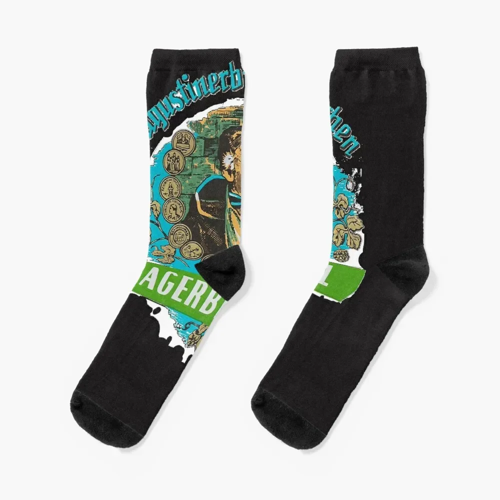 

Augustiner Munich Beer...Lagerbier Hell Classic T-Shirt Socks designer kids New year's essential Socks Woman Men's