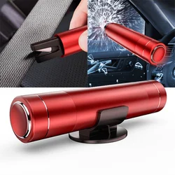 Car Safety Hammer Car Window Breaker Emergency Hammer Seat Belt Cutter Knife Car Tool Life-Saving Escape Hammer Aluminum Alloy