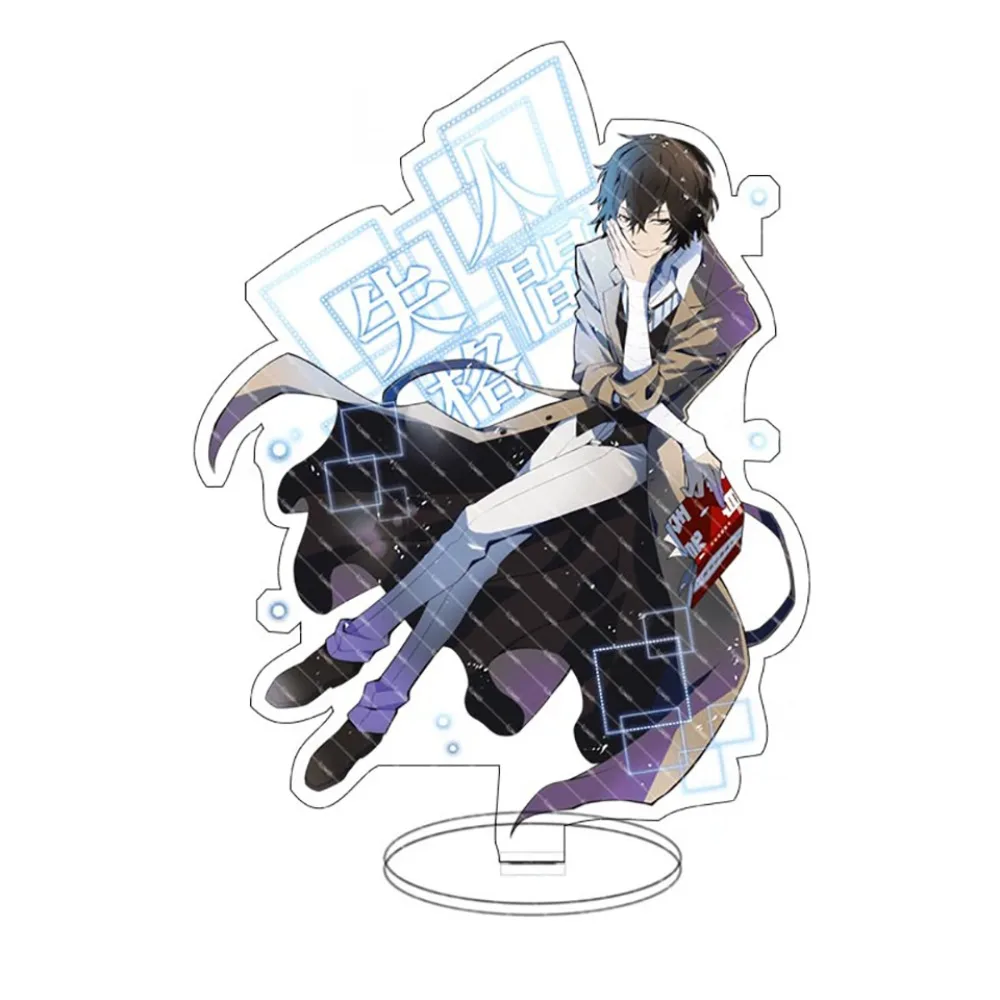 Anime japonês acrílico suporte figura bonito personagem criativo placas de pé alta definição artesanato ornamento presente das crianças