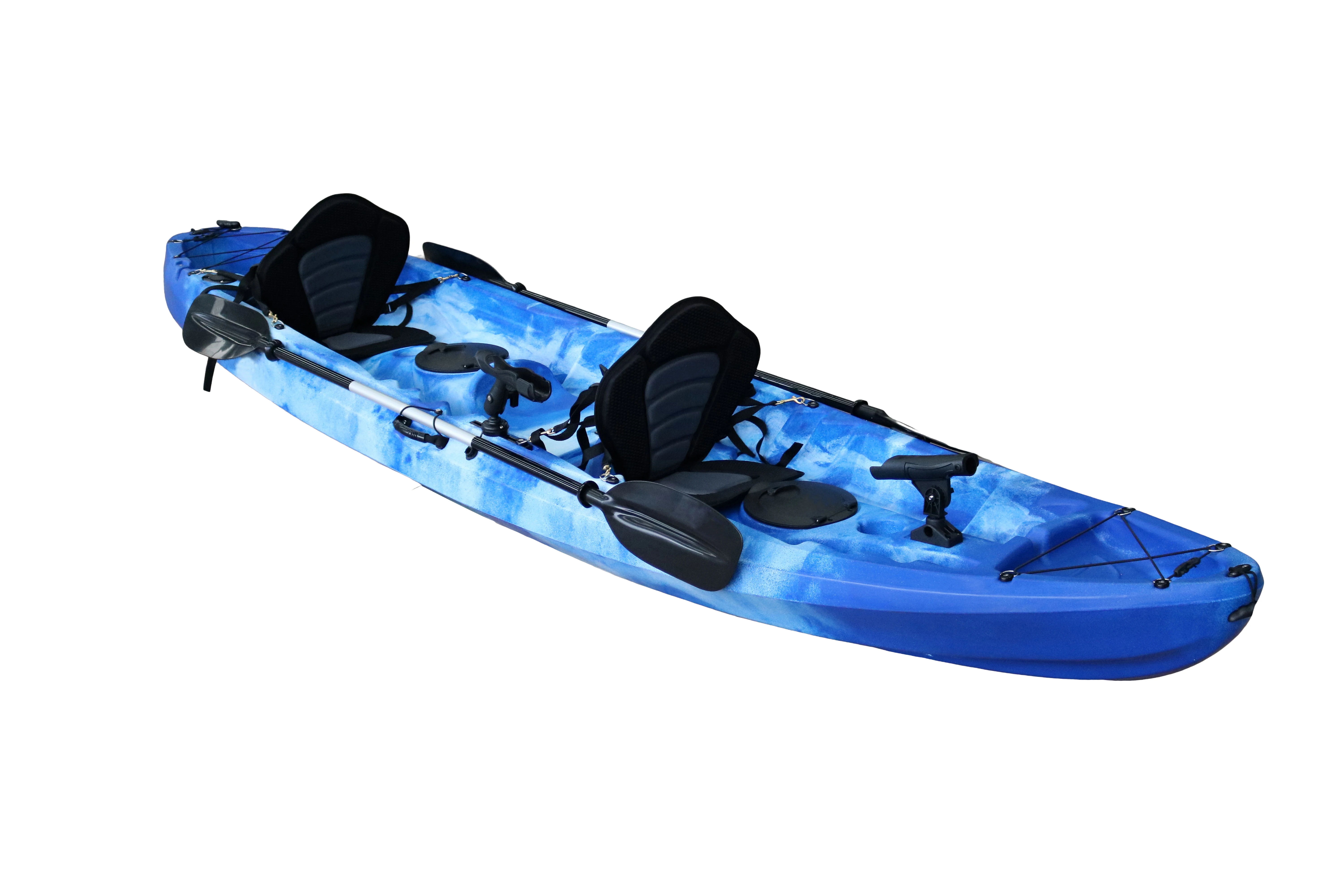 rotomolded 3.7M 2+1 person sit on top fishing kayak