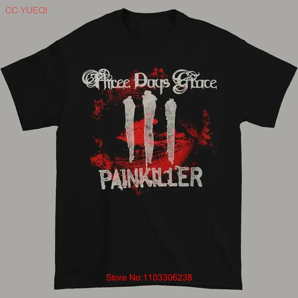 THREE DAYS GRACE PAIN футболка с убийцей Новая Черная футболка