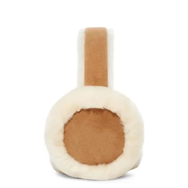 Versatile Outfits Unisex Australian Sheepskin Wool Integrated Ear Muffs Pure Wool U-shaped Anti-cold Fashionable Warm