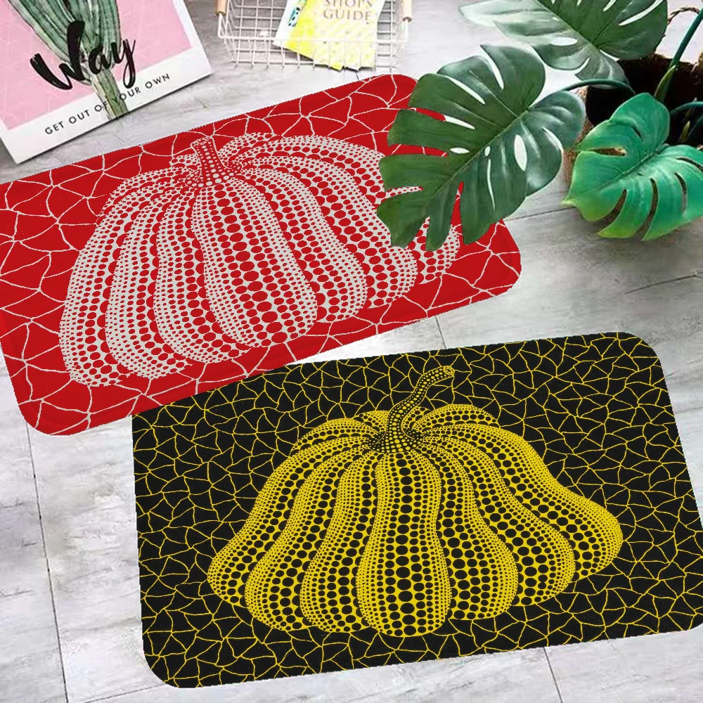 

Y-Yayoi K-Kusama Door Mat Washable Non-Slip Living Room Sofa Chairs Area Mat Kitchen Doormat Area Rug