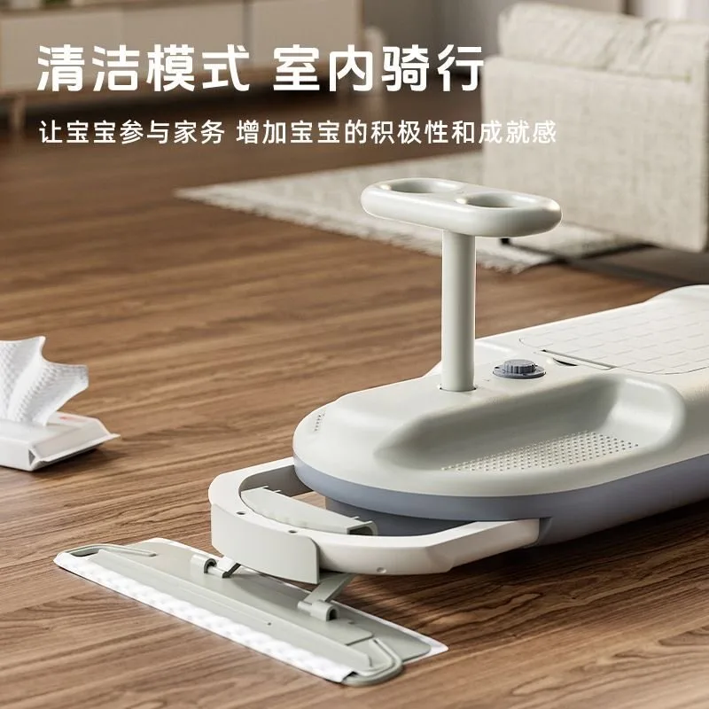 Twist Car Children's Anti-rollover Large Battery Five-speed Speed Regulation Four-wheel Kart Mopping Function