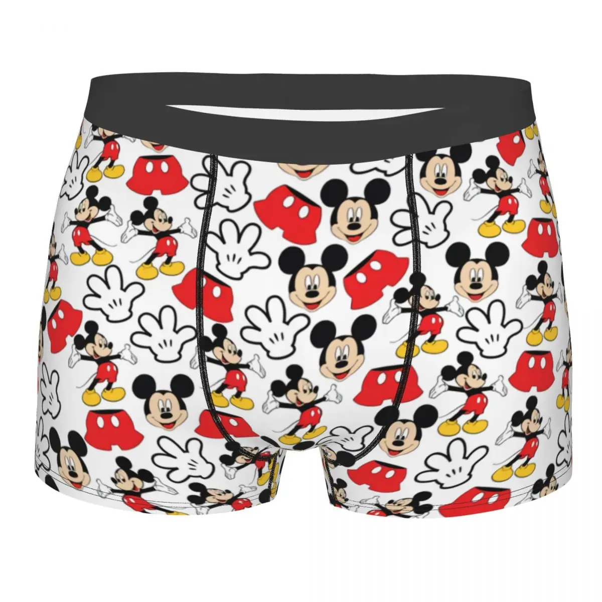 

Novelty Cartoon Anime Tv Mickey Mouse Boxers Shorts Underpants Men's Stretch Briefs Underwear