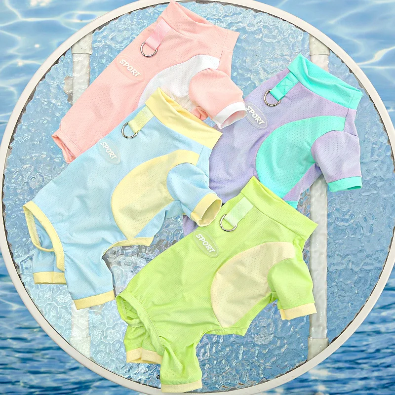 Mono de malla verano para perros pequeños – Shih Tzu y Dachshund