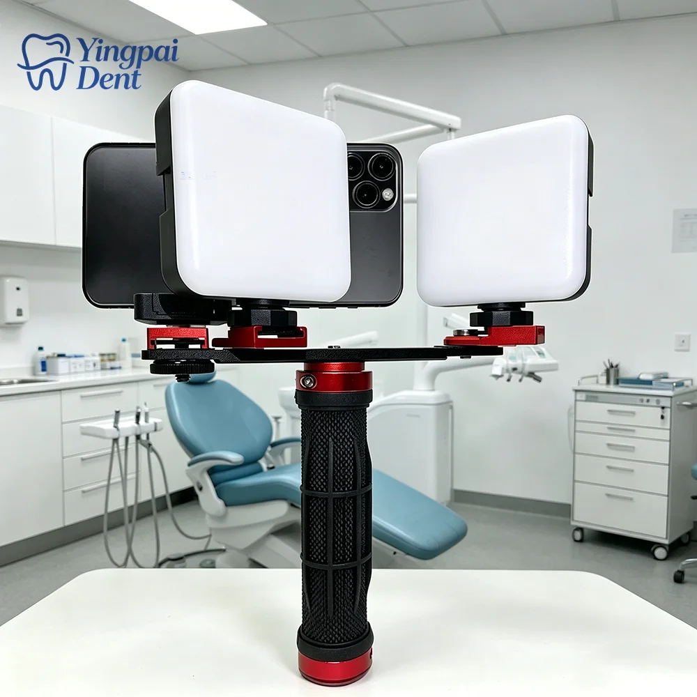 Photography Lighting Accessories - ไฟถ่ายภาพทางทันตกรรมสำหรับโทรศัพท์มือถือ พร้อมบลูทูธ สำหรับถ่ายภาพช่องปากสำหรับทันตแพทย์ อุปกรณ์เสริมสำหรับการถ่ายภาพฟันปลอมสำหรับทันตแพทย์