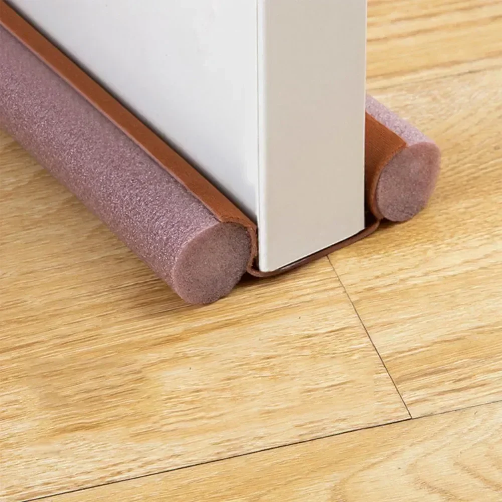 Windproof Seal Strip Draught Excluder Stopper Door Bottom Guard Double Protector Doorstop Home Decor Dust Blocker Sealer