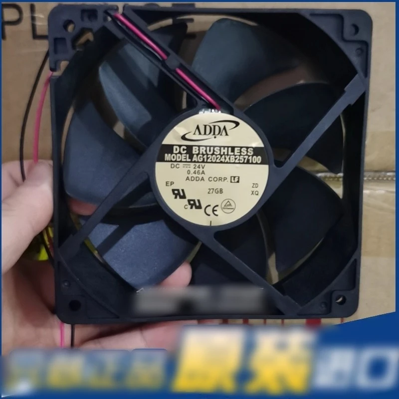 Taxa de envio para novo ventilador de resfriamento de máquina de solda de alto fluxo de ar AG12024XB257100 12025 0,46A 24V