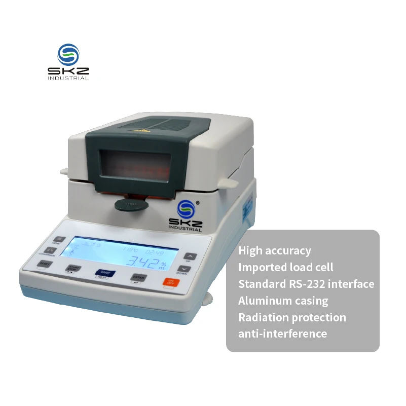 0.005g Fast Lab Halogen Tobacco Tea Moisture Analyzer 0.1% Electronic Moisture Meter