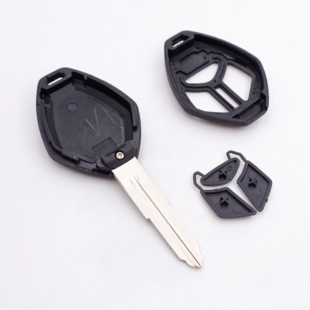 Carcasa de llave remota para MITSUBISHI, funda de llave de bloqueo centralizado de 3 botones, ECLIPSE GALANT 380 Cocolockey