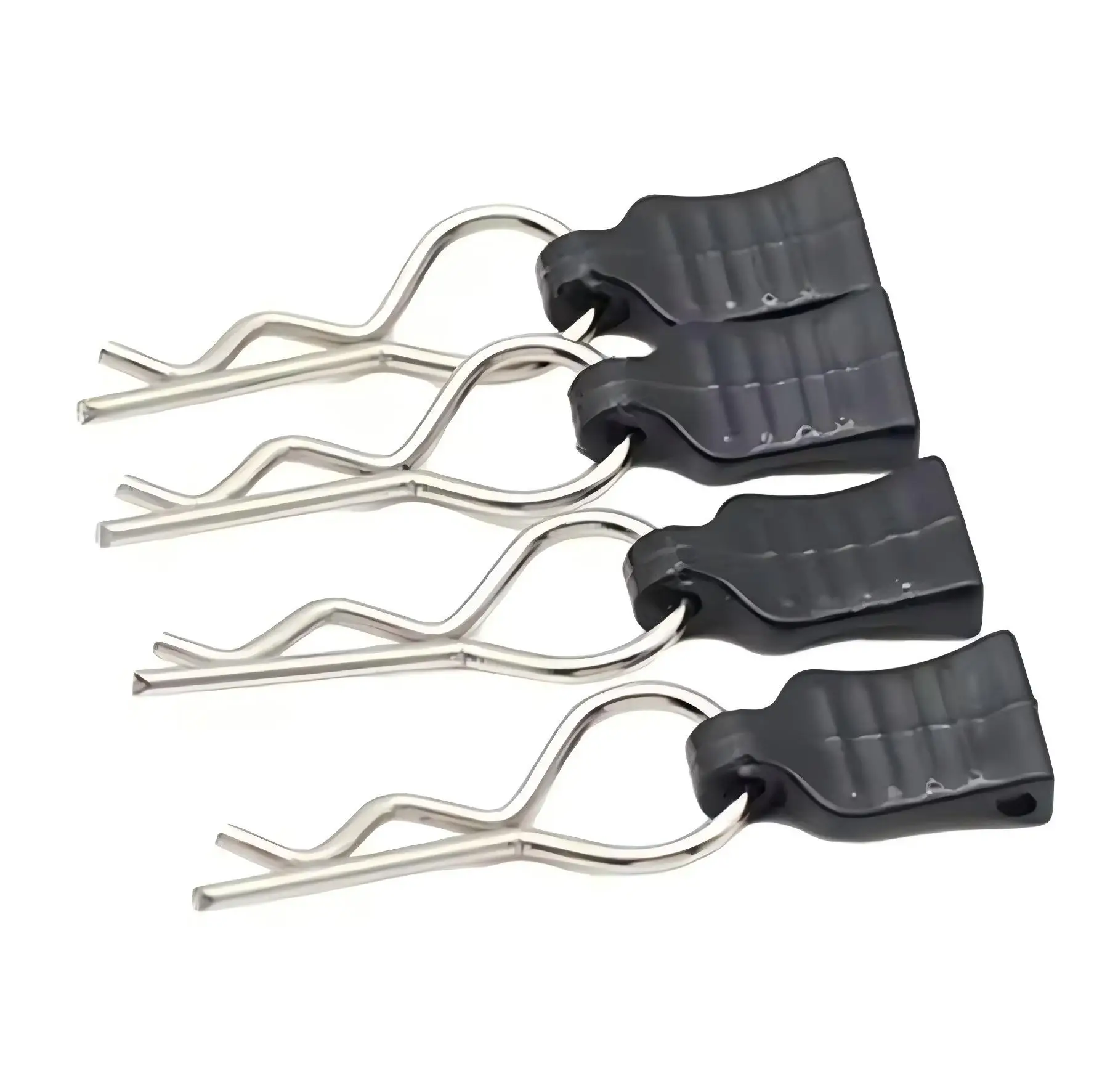 범용 RC 바디 클립 모음 키트, 1/10 1/8 1/12 1/16 스케일 자동차 트럭 버기 보트 교체 부품용 금속 R 핀 4-20개