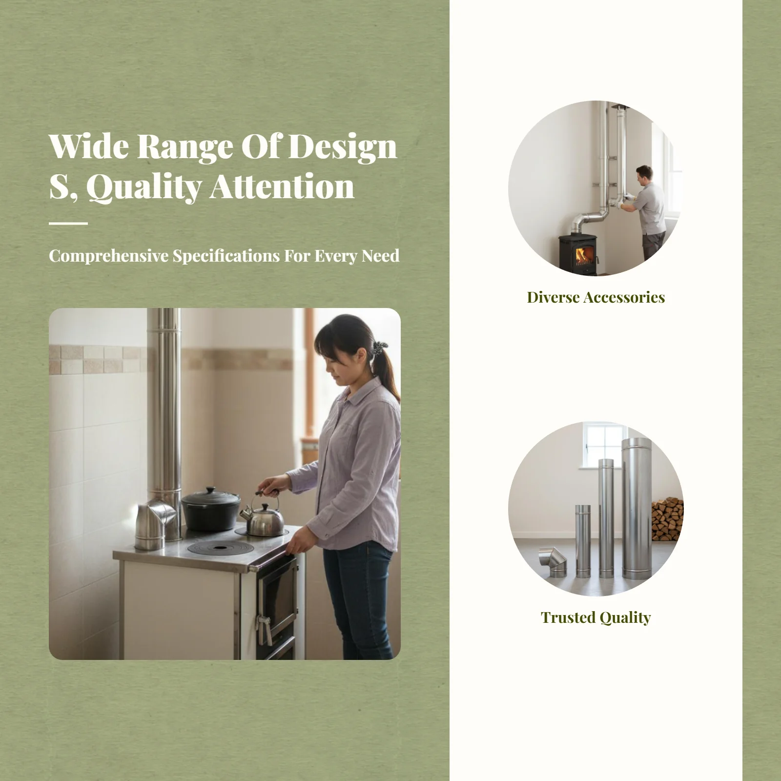 

304 Stainless Steel Vent, Heavy Duty, for Heating