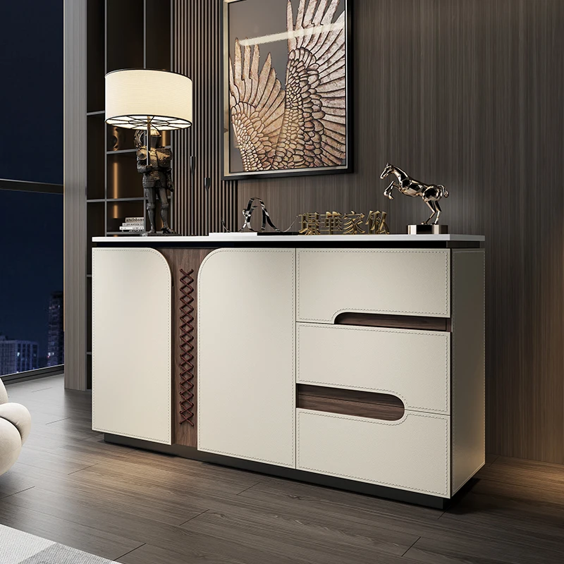 

Sideboard cabinet Decorative storage sideboard cabinet large capacity luxury Closet Display drawers for living room furniture