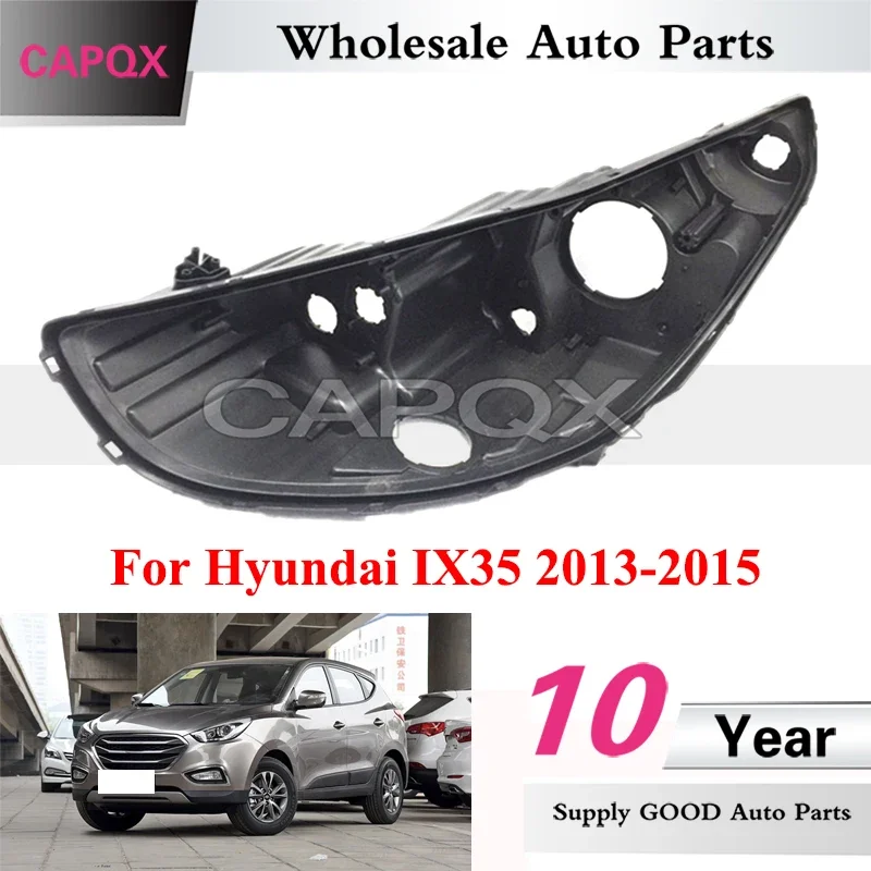 

CAPQX Базовая крышка передней фары для Hyundai IX35 2013-2015, задняя крышка головного света, задняя крышка корпуса фары, крышка корпуса