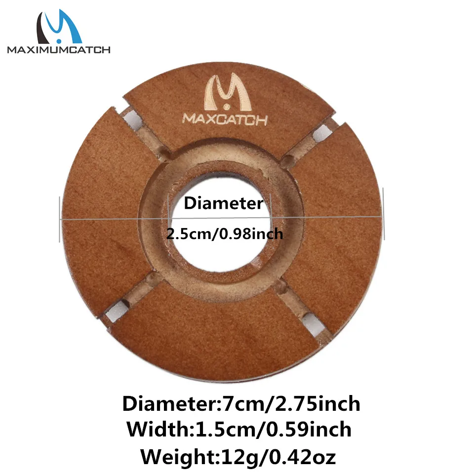 Maximumcatch Natural Wood Tenkara Line/Hook Keeper Tenkara Fishing Line Holder Fly Fishing Accessory