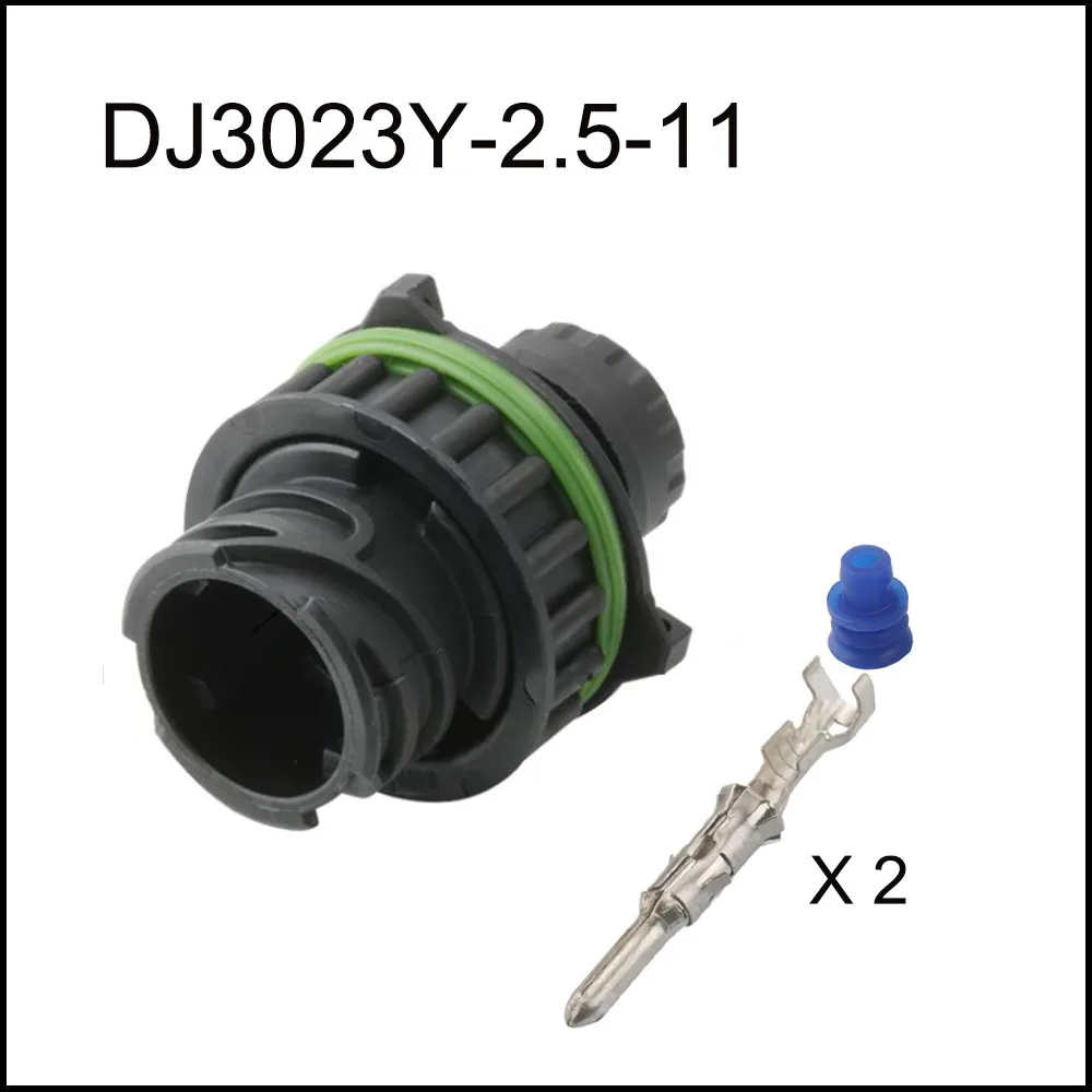 

200set DJ3023Y-2.5-11 1-967325-3 automotiveWaterproofconnector2pinfamale male cable Plug socket Includes terminal seal