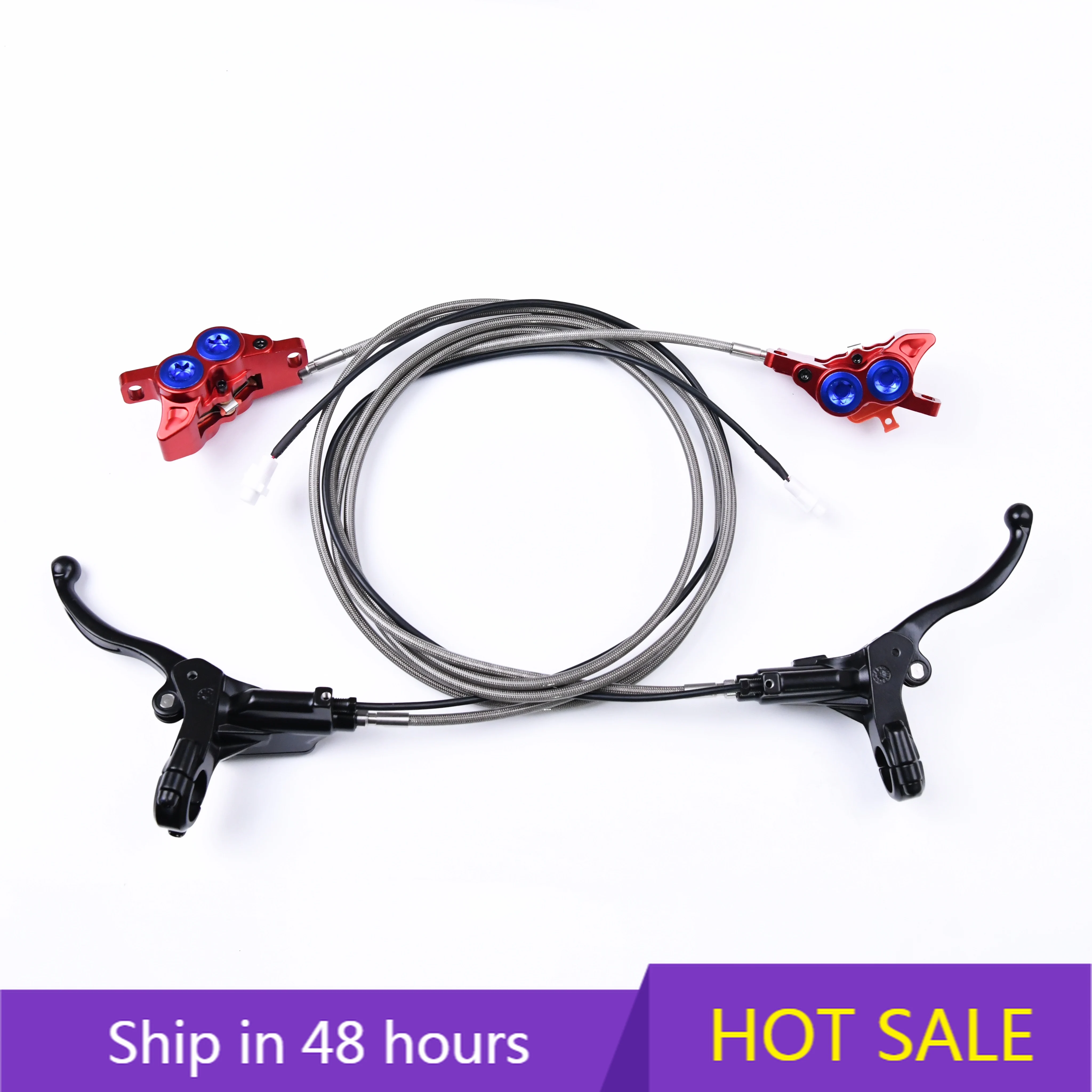 

YTYIN Direct Sales 2-3 Finger Blade BMX Road Bicycle Hydraulic Disc Brake System in Multiple Colors for Cruisers