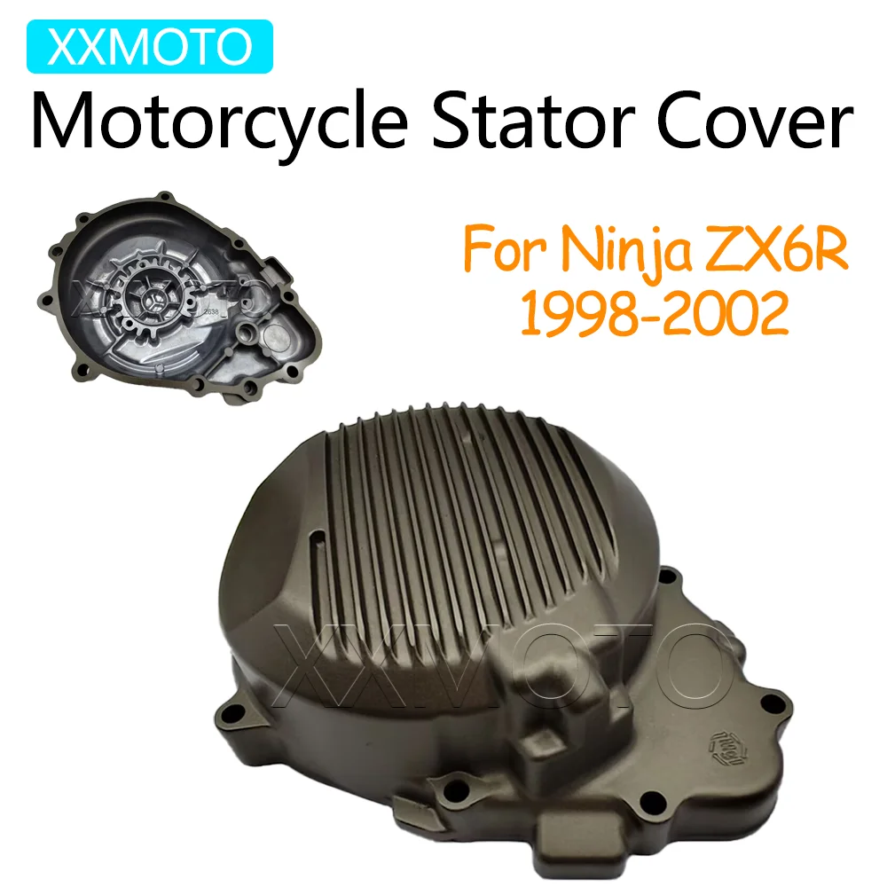 

For Kawasaki Ninja ZX6R ZX 6R ZX-6R 1998 1999 2000 2001 2002 Motorcycle Stator Cover Engine Generator Ignition Crankcase Cover