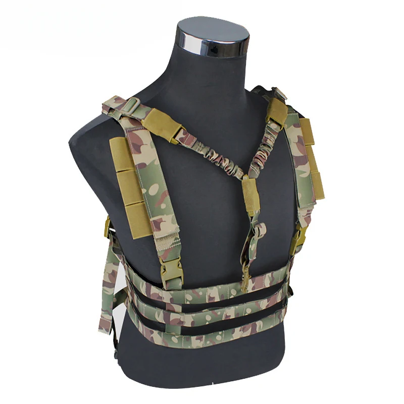 

Outdoor Enthusiast Tactical Portable Webbing Vest Tactical chest rig vest set