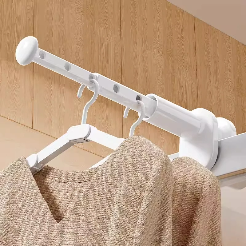 Portable Thickened Travel Laundry Drying Rack Extendable Outdoor Hotel Business Trip Clothes Hanger Storage Organizer