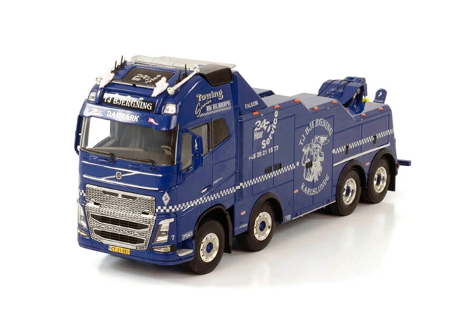 

Alloy Model Gift WSI 1:50 Scale VO LVO FH4 8X4 Tractor,Road Service Rescue Wrecker Truck DieCast Toy Model, TJ BJERGNING 01-3706