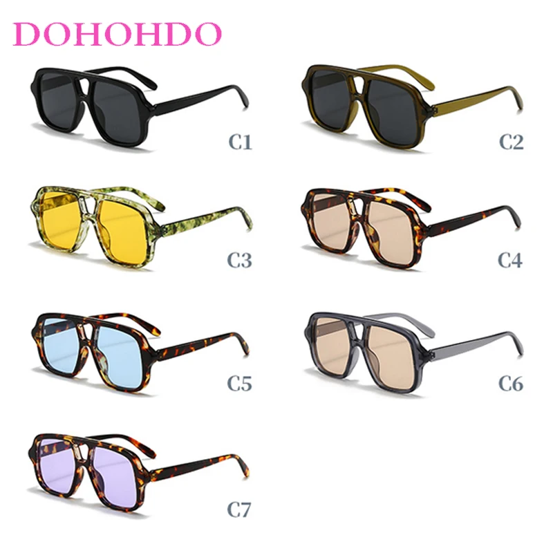 Luxury Trendy Oversized Pilot Sunglass Women Brand Designer Driving Shades Outdoor Traveling Eyeglass Unisex UV400 Lentes Mujer