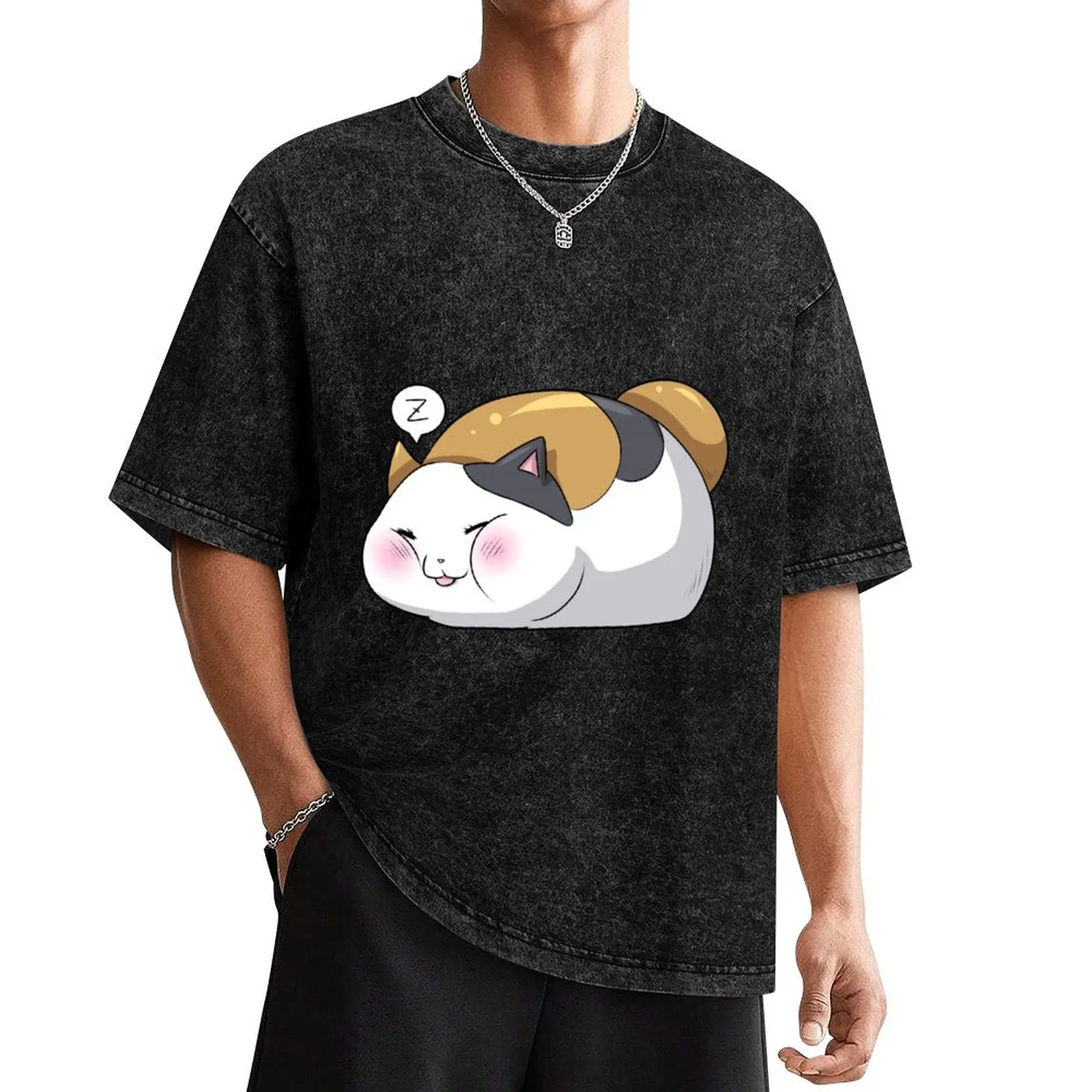 

Fat Cat Loaf T-Shirt plus sizes shirts graphic tee vintage anime shirt heavyweight t shirts for men