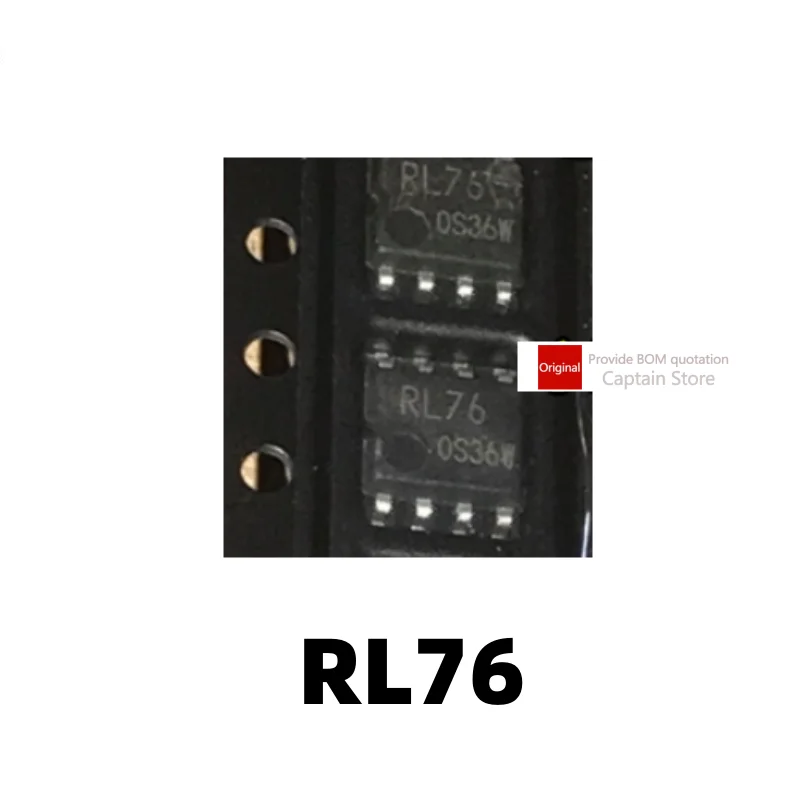 Chip SMT SOP8, BR93L76 BR93L76RFJ-WE2, 5pcs