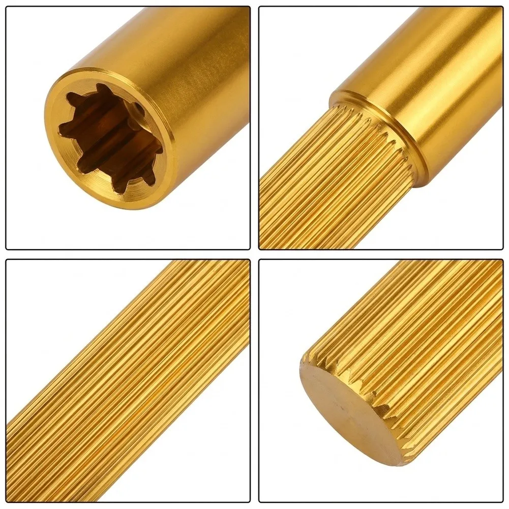 2PCS Extended Valve Core Sleeve for Wall Mounted Faucets with Toothed Outer Ring and Standard Interface for Broad Compatibility