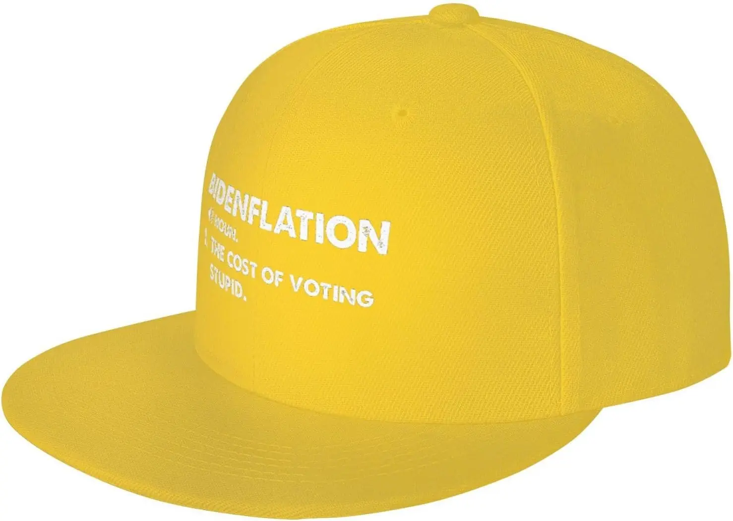 Bidenflation The Cost of Voting Stupids Hat Adjustable Funny Fashion Baseball Cap for Men Women