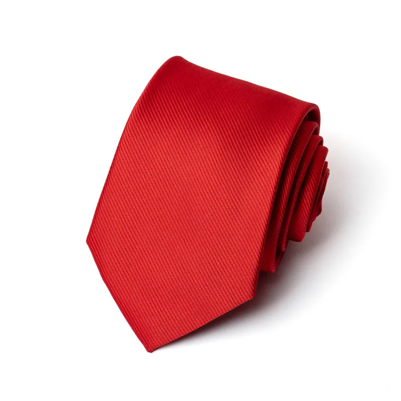 Elegante, stilvolle und praktische einfarbige Herrenkrawatte, ein klassisches Accessoire für Herrenanzüge, geeignet für Hochzeiten, Partys, Zeremonien. – Detail 4
