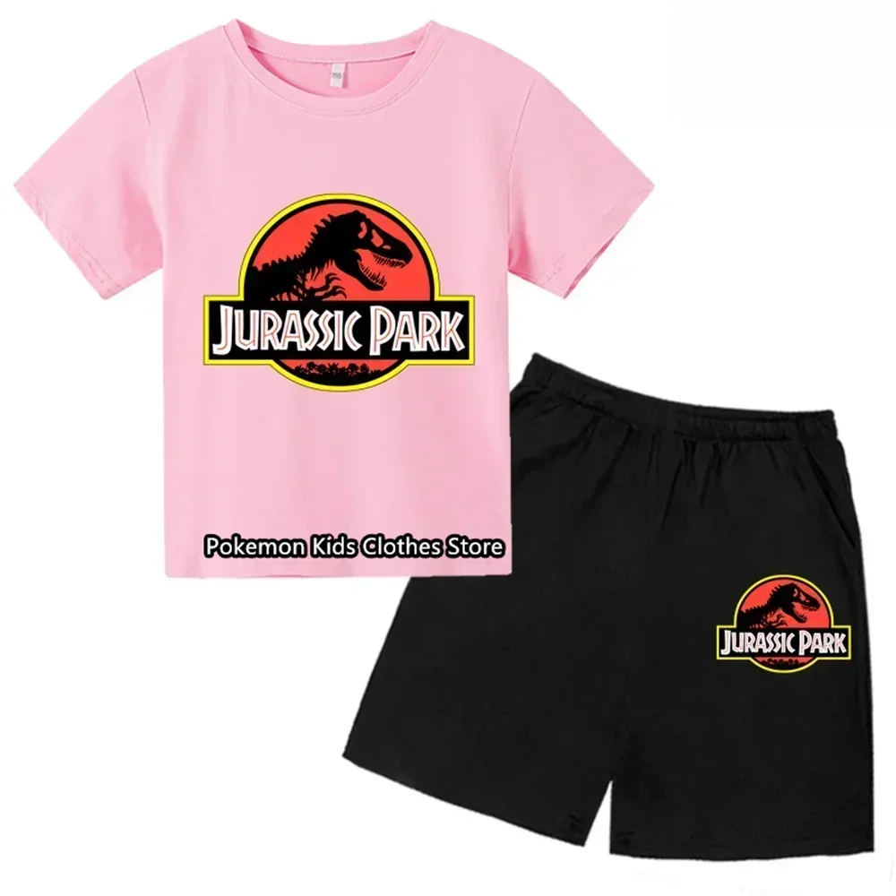 

3-12Y Kids Summer Casual Letter Print 2-Piece Set Soft T-Shirt & Pants Suits for Boys & Girls