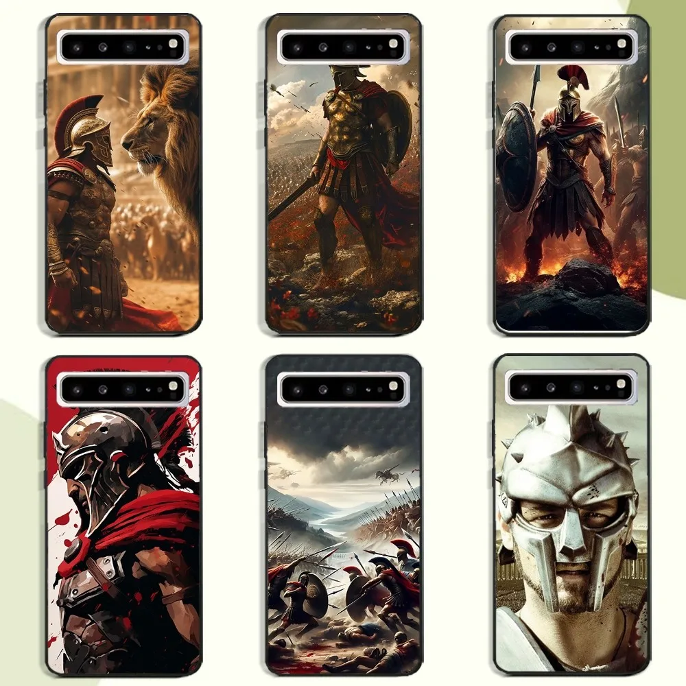 M-Movie G-Gladiator Phone Case For Samsung Galaxy A52 A12 A51 S21 Edge S22ULTRA S23 S24 S20LITE Plus Ultra Black Cover