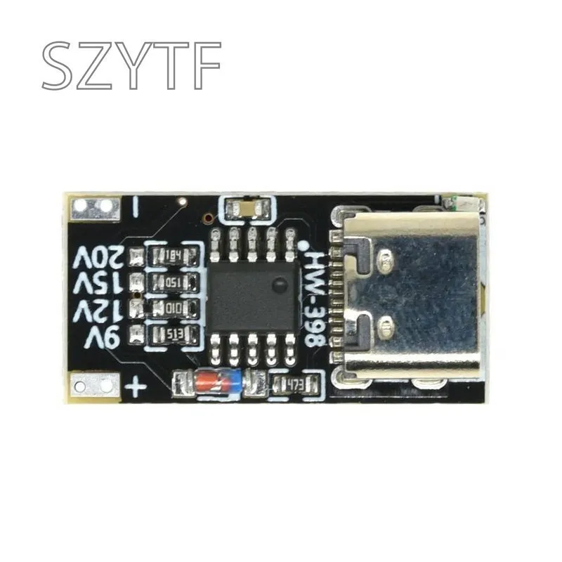 USB-C PD Trigger Board Module PD/QC Decoy Board Fast Charge USB Type-c to 9V 12V 15V 20V High Speed Charger Power Delivery