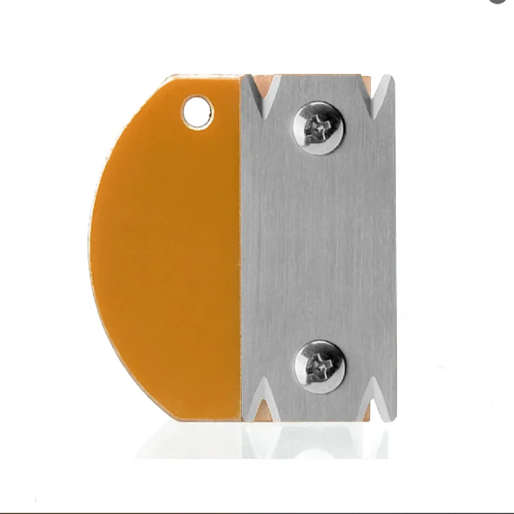 Aparador de borda de madeira chanfradura filé raspador placa ferramenta de rebarbação aparar madeira borda plaina borda edger