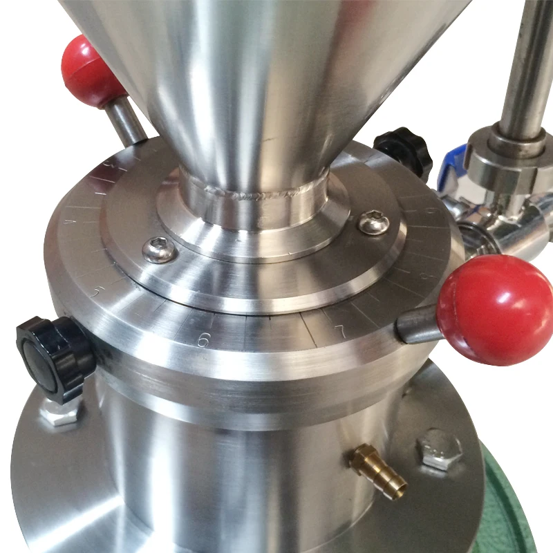 Small‑Size Stainless Steel Colloid Mill JM‑60, Commercial Peanut Butter Mill for Nuts, Sesame and Various Paste Making
