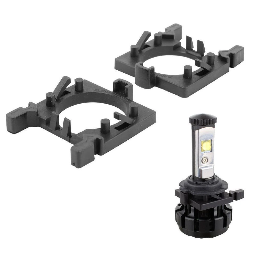 2 Pcs H7 LED Headlight Bulb Holders Adapters Socket Retainer Headlamp Mount Stand For Ford For Focus For Fiesta