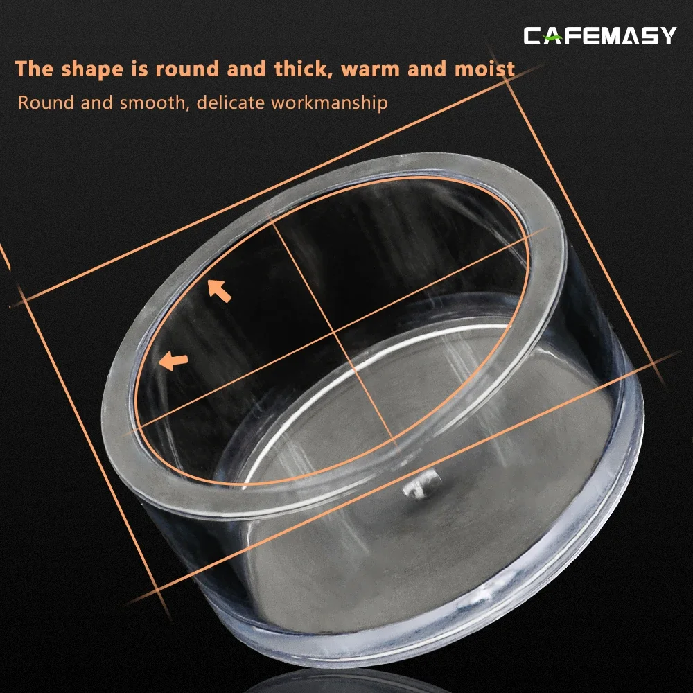 أداة القهوة شفافة 58 مللي متر مسحوق واضح السلطانية القهوة العبث قياس مسحوق السلطانية لمراقبة القهوة تدك Amp توزيع