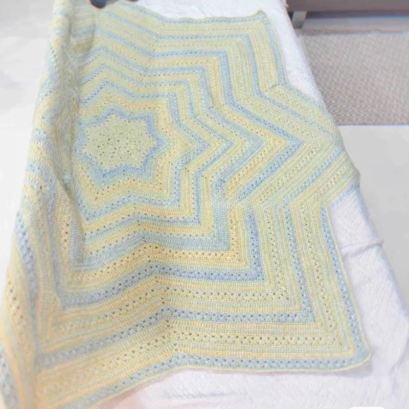 500g Per Ball of Soft Gradient - огляд і ціна Woven Scarf Blanket