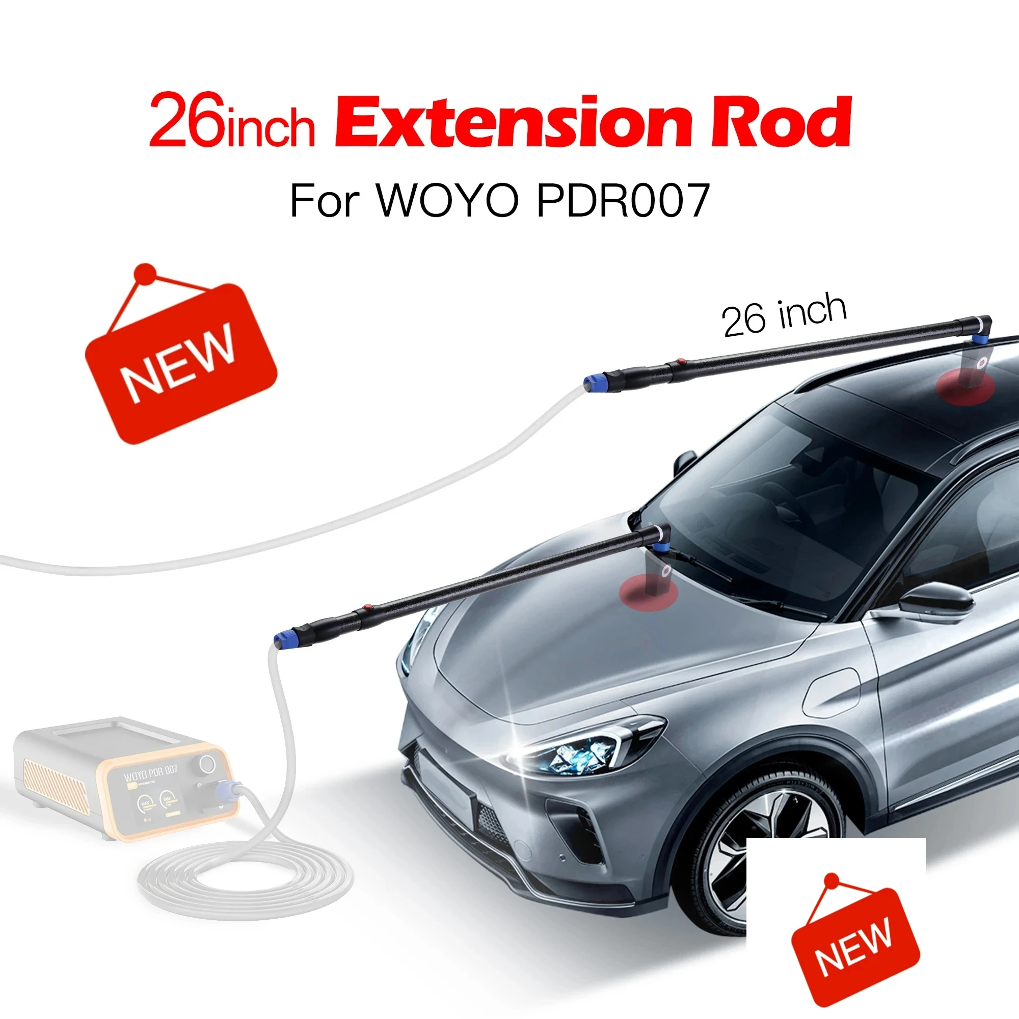 WOYO Extension Rop 28 inch Car Dent Repair Tool for WOYO PDR007 HOTBOX Induction Heater PDR 007