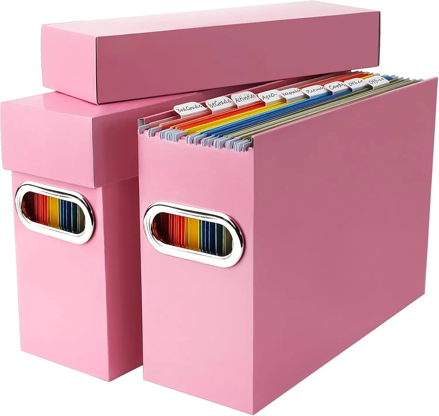 

Thickened cardboard hanging document holder, suitable for letter-sized documents, ideal for offices, homes, and classrooms.