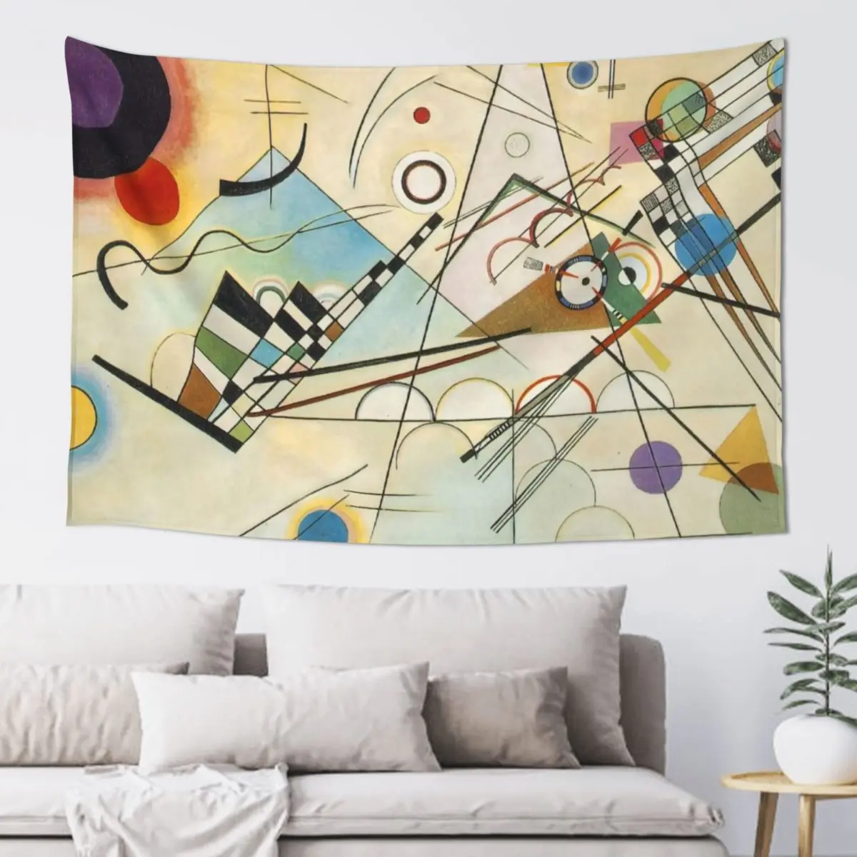 

Wassily Kandinsky Tapestry Tapete For The Wall Cute Room Decor Aesthetic Decoration Things To The Room Tapestry