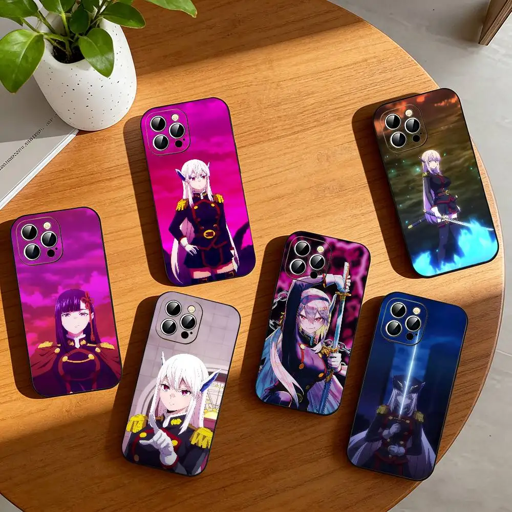 

C-Chained S-Soldier Phone Case For iPhone 17,16,15,14,13,12,11 Plus,Pro Max,XS,Soft Silicone Black Cover